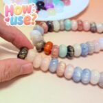 50PCS Large Hole Resin Hair Beads | Mixed Color Beads for Braids & Jewelry Making - Image 7