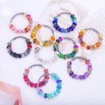 240PCS Assorted European Large Hole Beads | Colorful Lampwork Spacer Beads for Jewelry Making - Image 4