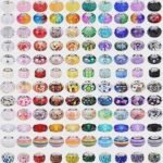 240PCS Assorted European Large Hole Beads | Colorful Lampwork Spacer Beads for Jewelry Making - Image 6