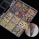 Luxury 3D Nail Charms Rhinestones Set with Pearls and Vintage Metal Jewelry 12 Grids - Image 3