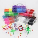 5600PCS Glow in the Dark Pony Kandi Beads Kit 30 Colors for Friendship Bracelets & Keychains - Image 3