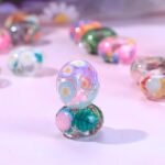 Lucky Lover Amber Beads | Mixed European Large Hole Charm Beads for Jewelry Making - Image 3