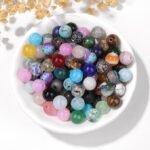 100PCS 8mm Natural Stone Beads | Multicolor Genuine Gemstone Beads for Jewelry Making - Image 6