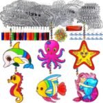 30 Ocean Animal Sun Catcher Kits | Under the Sea DIY Window Art Crafts