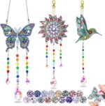Diamond Painting Wind Chime Suncatcher Kit for Kids | Crystal Window Decor Craft
