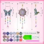 Diamond Painting Wind Chime Suncatcher Kit for Kids | Crystal Window Decor Craft - Image 2