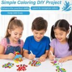 30PCS Ocean Animal Suncatcher Kit | Under the Sea DIY Window Art Crafts - Image 5