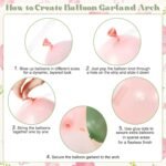 Sage Green Pink Gold Balloon Arch Kit | 132Pcs Balloons | Baby Shower, Bridal Shower & Birthday Party Decor - Image 2