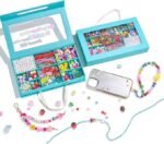 DIY Keychain and Phone Charm Making Kit with Letter Heart Flower Pony Beads - Image 2