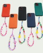 DIY Keychain and Phone Charm Making Kit with Letter Heart Flower Pony Beads - Image 4