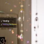 4 Pack Crystal Suncatcher Window Hanging Decor Rainbow Maker Prism with Chain and Hook - Image 3