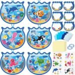 42PCS Ocean Paper Suncatcher Craft Kit | Under the Sea Window Art for Kids