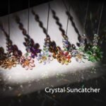 6PCS Crystal Sunflower Suncatchers Window Hanging Rainbow Maker Garden Decor 12.5 Inch - Image 4