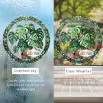 Leaf Acrylic Suncatcher Window Hanging Rainbow Decor for Living Room Balcony - Image 3