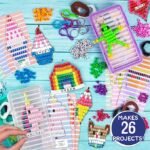 Bead Pet Craft Kit | DIY Keychain Making | Animal Bead Creations | Alphabet Beads Activity - Image 2