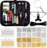 1857PCS Jewelry Making Supplies Kit | Findings Tools Wires Chains & Earring Hooks