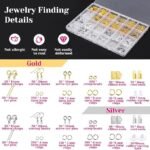 1857PCS Jewelry Making Supplies Kit | Findings Tools Wires Chains & Earring Hooks - Image 4