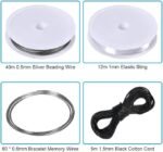 Jewelry Making Supplies Kit with Pliers, Findings & Beading Wire | Repair Tool Set - Image 3