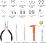 Jewelry Making Supplies Kit with Pliers, Findings & Beading Wire | Repair Tool Set - Image 4