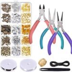 Jewelry Repair Kit with Pliers, Beading String & Jewelry Making Supplies