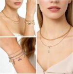 20FT Gold & Silver Necklace Chain Kit | DIY Bracelet Chains with Charms and Jewelry Findings - Image 3