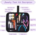 Jewelry Making Kit with Tools, Wires, Findings & Charms | DIY Jewelry Repair Supplies - Image 3