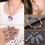 28 Colors Crystal Chip Beads Kit | Gemstone Jewelry Making Supplies - Image 2