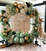 Sage Green White Sand Balloon Arch Kit | Green, Beige and Gold Balloons | Birthday, Wedding & Bridal Shower Decor | Baby Shower Balloons - Image 6