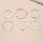 1178PCS Pearl Beads Jewelry Making Kit with Flower Rhinestone Beads for Bracelets & Necklaces - Image 5