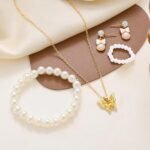 1178PCS Pearl Beads Jewelry Making Kit with Flower Rhinestone Beads for Bracelets & Necklaces - Image 6