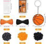 990PCS Basketball Keychain Making Kit | 30 Set Sports Bead DIY Key Chain Craft Kit - Image 2