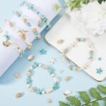 280PCS Ocean Bracelet Making Kit with Starfish Turtle Shell Beads | DIY Jewelry Set
