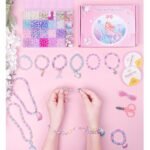900PCS Mermaid Bracelet Making Kit with Ocean Pearl Shell & Butterfly Beads for Jewelry