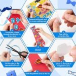 Father's Day Foam Tie Craft Kit | DIY "I Love You Dad" Necktie Set (24Pcs) - Image 3