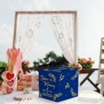 50 Pcs Share a Memory Cards & Box | Blue and Gold Keepsake Set for Funeral, Graduation, Wedding and Birthday Celebration - Image 5