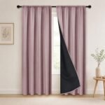 100% Blackout Curtain Panel | Modern Polyester Rod Pocket Drapes