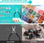 1660PCS Crystal Jewelry Making Kit with 28 Colors Beads | Ring Maker Set for Adults - Image 6