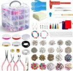 1960PCS Jewelry Making Kit with Beads, Wire & Findings | DIY Bracelet Necklace Earring Set