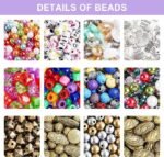 1960PCS Jewelry Making Kit with Beads, Wire & Findings | DIY Bracelet Necklace Earring Set - Image 3