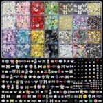 9000PCS 3D Nail Charms and Rhinestones Kit | Y2K Butterfly Bow Flower Nail Gems