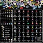 9000PCS 3D Nail Charms and Rhinestones Kit | Y2K Butterfly Bow Flower Nail Gems - Image 2
