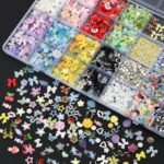 9000PCS 3D Nail Charms and Rhinestones Kit | Y2K Butterfly Bow Flower Nail Gems - Image 5