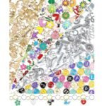 216PCS Enamel Charms for Jewelry Making | Gold & Silver Pendants with Jump Rings
