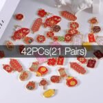 Bulk Gold Enamel Charms for Jewelry Making | Colorful Metal Pendants for Bracelets, Necklaces & Crafts - Image 3
