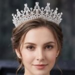 Queen Silver Crystal Tiara | Princess Crown with Comb | Bridal Headpiece for Pageant, Prom, Birthday, Anniversary, Valentine, Gift for Mom - Image 9