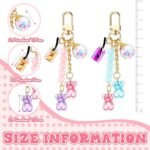 Lip Gloss Holder Keychain Charms | Lipstick Purse Bag Decor Set - Image 4