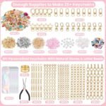 Lip Gloss Keychain Making Kit | 192 Enamel Charms, DIY Jewelry Craft Supplies - Image 4
