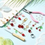 Beaded Charm Keychain Kit | DIY Purse, Wallet, Card Holder Decorations