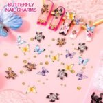 8000PCS Y2K Butterfly Nail Charms & Gems | Rhinestones for Nail Art