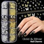 3D Nail Charms Rhinestones & Art Tools Set, Gems, Brushes, Dotting Tools - Image 3